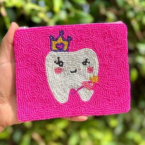 Latest Design Hand Pouch Beaded Embroidered Seed Bead Handmade <b>Coin</b> <b>Purse</b> with Customized Color for <b>Women</b> and Girl - Product Image 6