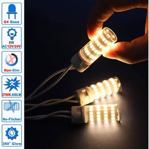 Bombillas LED T3 para Paisajismo, 5W, 12~24V, Equivalente a 40W/35W Halógeno, 2700k, Blanco Cálido Suave, Bajo Voltaje, G4 JC, Iluminación de Caminos - Product Image 3