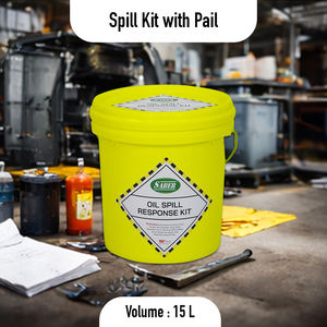 Kit de Respuesta a Derrames de Petróleo de 15 Litros, Kit Absorbente de Hidrocarburos de Emergencia con Almohadillas, Calcetines y Equipo de Protección Personal para Derrames de Petróleo Marinos e Industriales - Product Image 4