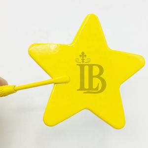 Nuevos Espejos de Acero Inoxidable con Recubrimiento en Polvo Amarillo Estrella, Espejo para Pestañas, Novedades, Espejos Cosméticos Sostenibles de Visón en Oferta con Logo - Product Image 3