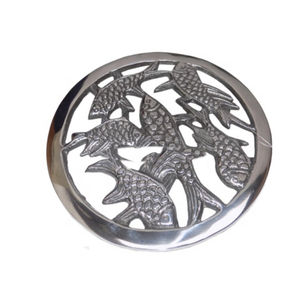 Al por mayor: Soporte cuadrado de metal de aluminio pulido de diseño moderno, resistente al calor, para ollas de cocina, para mesa de comedor, buen precio. - Product Image 3