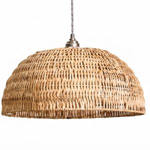 Natural Rattan Lampshades Handmade Woven <b>Ceiling</b> <b>Light</b> Shade for Hotel Resort Decor Wholesale Supplier from Vietnam - Product Image 1