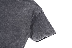 Camiseta Premium de 300 g/m², 100 % Algodón, con Acabado Lavado al Ácido, Logotipo Vintage, Corte Holgado, Talla Pequeña y Hombros Caídos - Product Image 6