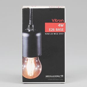 [Vitson] Edison LED Globe Ampoule Haute Qualité 2200K E26 G45 4W E26 GOLD 22K-22KOR Style 376573 - Product Image 1