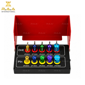 Dental Implant <b>Drill</b> <b>Guide</b> & Positioning Kit Bur With Surgery Pins Expander Implant Surgery Kit Made of Stainless Steel - Product Image 6