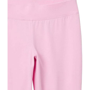 High Waist Solid Color Yoga <b>Leggings</b> Women Full Length Seamless Four-Way Stretch Elastic Waist Pants <b>Pink</b> - Product Image 5