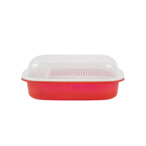 Ensemble de bassines et paniers en plastique avec couvercle, pour le lavage des légumes et des fruits, fabriqué au Vietnam - Product Image 2