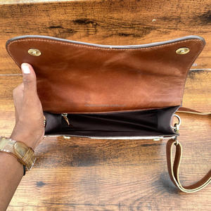 Women's Hand Tooled Leather Shoulder Bags Real Genuine Cowhide Leather Purses and Handbags Luxury 2025 Fashion for Ladies - Product Image 6