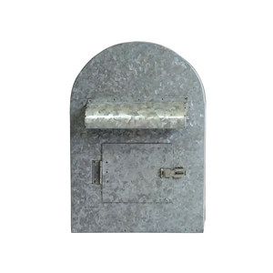 Industrial Galvanized Metal Mailbox Arched Top <b>Wall</b> Mount Slot Access Door Outdoor Letter <b>Box</b> Home Exterior <b>Wall</b> Decor - Product Image 1