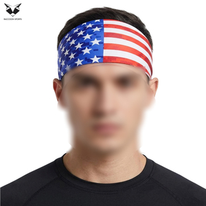 Elastic Workout Premium Quality Non Slip <b>Sport</b> Gym & Running High Stretch Fabric New Trendy Wholesale Rate Baseball <b>Headband</b> - Product Image 5