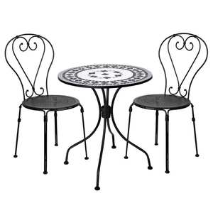 Conjunto de Muebles de Hierro Resistentes para Patio, Jardín, Terraza o Balcón, con Estructura Fuerte y Construcción Duradera - Product Image 4