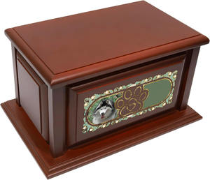 Modern Wholesale Wooden Dog <b>Ashes</b> Memorial Urn Pet <b>Keepsake</b> Urns - Product Image 2