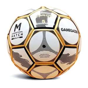 Ballon de football GAMEGAZER TB-1011, taille et poids personnalisables, en cuir PU officiel, léger, confortable, haute qualité - Product Image 2