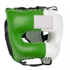 Lawd Sports Boxing & Kickboxing <b>Head</b> Guards-Full Face Protection MMA Headgear (Leather & PU) - Product Image 2