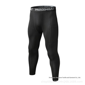 Men’s Quick-Drying Moisture-Wicking Training Pants High Elastic Compression <b>Leggings</b> Outdoor Sports Plus Size - Product Image 3