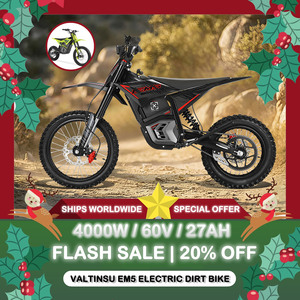 มอเตอร์ไซค์วิบาก Dirk Bike 60V4000W มอเตอร์ไร้แปรงถ่าน แบตเตอรี่ 60V/27Ah ความเร็วสูงสุด 70 กม./ชม. 3 เกียร์ ล้อหน้า 17 นิ้ว ล้อหลัง 14 นิ้ว แรงบิด 240 นิวตันเมตร - Product Image 1