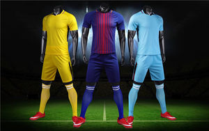 Nueva Temporada de Camisetas de Fútbol de Verano, Transpirables, de Secado Rápido, Personalizables, Talla Grande, Conjunto Unisex Corto, Uniforme 100% Poliéster - Product Image 3