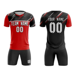 Conjunto de Camiseta de Fútbol para Hombre, Uniforme de Fútbol Personalizado OEM, Fábrica de Marca Privada, Uniforme de Fútbol Unisex Transpirable de Poliéster - Product Image 1