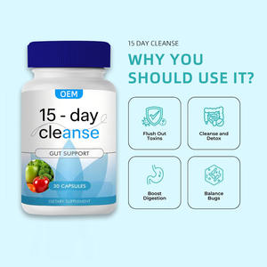 Senna ve <span class=keywords><strong>Psyllium</strong></span> kabuğu ile doğal kolon detoks kapsülleri | Bağırsak sağlık ve sindirim desteği - Product Image 3