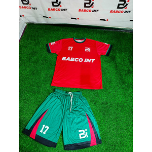 Maillot de football unisexe grande taille en maille respirante brodée, imprimé par sublimation, prix d'usine, pour adultes, été - Product Image 3