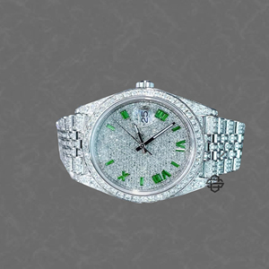 Reloj de Lujo para Hombre, Diseño Ejecutivo, Acero Inoxidable, Esfera de Cuarzo, Cristal con Incrustaciones de Moissanita, Correa de 20mm, 41MM, Superventas - Product Image 3