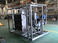 Pasteurisateur automatique par lots de 10 000 L avec pompe pour le traitement thermique du lait de coco, des jus et des produits laitiers