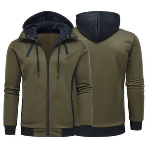 Sweat-shirts à capuche oversize personnalisés pour hommes, style streetwear, respirants, unis, pour l'hiver - Product Image 6