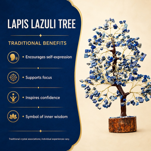 Figurine d'arbre en cristal bleu faite à la main, enroulée de fil, ornement de bureau en pierre, cadeau pour la maison ou le bureau, provenant du Maharashtra, forme irrégulière - Product Image 6