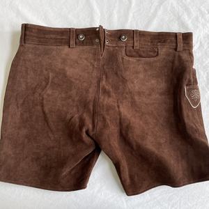 Lederhosen Shorts Hombre Ante Cuero Bavarian Trachten Oktoberfest - Product Image 6
