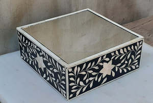 Indian Handmade Bone Inlay Cake Stand Floral design in new different look for Cake Stand/Chocolate Stand For home Decoration - Product Image 2