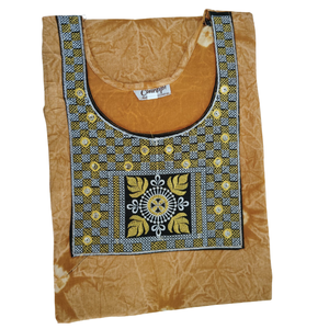 Chất lượng xuất khẩu tốt nhất của phụ nữ Nighty với thêu và TIE DYE thiết kế Mùa Hè/Mùa xuân mùa 100% Cotton Ấn Độ nhà sản xuất - Product Image 6