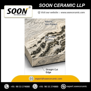โรงงานเซรามิก SOON ราคาถูกจากโรงงานโดยตรง แผ่นใหญ่ PALISSANDRO HYDRO Calcite ขัดเงา ดีไซน์ทันสมัย เป็นมิตรกับสิ่งแวดล้อม ตกแต่งผนังห้องนั่งเล่นแบบ 3 มิติ - Product Image 6