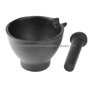 Mortier et pilon en fonte authentique pour des pâtes et des épices au curry authentiques - Product Image 5