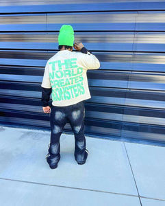 Camisetas Formales de Hombre de Alta Calidad, 100% Algodón Tejido, Cuello en V, Corte Regular, Ribete en Contraste, Impresión Personalizada, Venta al Por Mayor OEM - Product Image 5