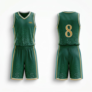 Uniforme de Baloncesto Profesional Personalizado, Camiseta y Pantalones Cortos Ligeros que Absorben la Humedad, Ropa Deportiva para Partidos Escolares - Product Image 1