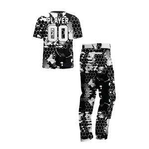 Tissu d'uniforme d'équipe de softball 100 % polyester de qualité supérieure, couleur et logos personnalisables, respirant, séchage rapide, unisexe, adulte, vente en gros - Product Image 2