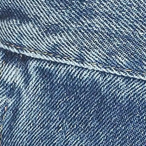 Jean en denim uni délavé à l'acide pour homme, respirant, en coton tricoté, avec braguette boutonnée ajustable - Product Image 5
