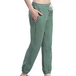 กางเกงลำลองผู้หญิงทรงปกติสำหรับฤดูหนาว ราคาสมเหตุสมผล ผลิตตามสั่ง สไตล์สตรีทแวร์ ผ้าโพลีเอสเตอร์/คอตตอน ระบายอากาศได้ดี แห้งเร็ว - Product Image 2