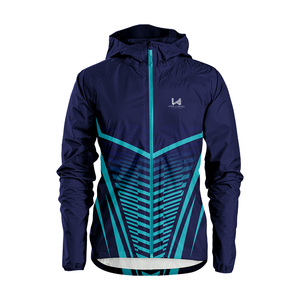 Chaqueta Cortavientos con Capucha, Impermeable, Transpirable, de Nailon Recubierto, de Alta Calidad, Ecológica, de Secado Rápido, con Cierre, Unisex, Personalizable al por Mayor - Product Image 3