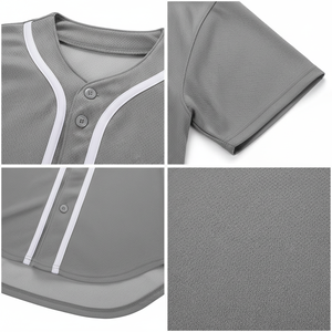 เสื้อเบสบอลแบบซับลิเมชั่นสั่งทำคุณภาพพรีเมียมสำหรับทุกเพศทุกวัย ไซส์ใหญ่ แห้งเร็ว ระบายอากาศดี ขายส่ง พิมพ์ลายดิจิทัล เสื้อกีฬา - Product Image 4