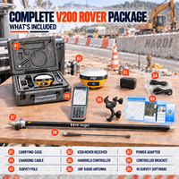 En stock : Récepteur GNSS RTK Hi-Target V200 IP68 multi-constellations avec WiFi et Bluetooth pour levés topographiques