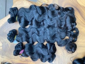 Cabello JETBLACK - Precio de Fábrica, Cabello Humano Remy Camboyano, Paquetes de 100g y Pelucas con Doble Trama a Máquina, Personalizadas - Product Image 6