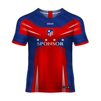 Maillots et T-shirts de football personnalisables, imprimés, respirants et à séchage rapide, uniformes d'entraînement pour le football et le soccer, 100% polyester