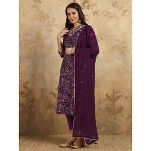 Magnifique haut et bas de fête avec Dupatta Taille XL - Product Image 6