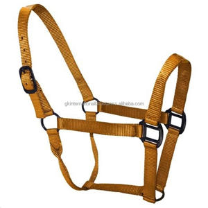 Vente en gros de licou pour cheval en nylon imperméable Western équestre en cuir durable type de rêne équipement de cheval licou de course - Product Image 6