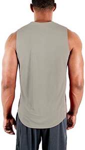 Camiseta sin mangas para hombre, para gimnasio, fitness, con logo personalizado, precio de fábrica, chaleco para correr, camisetas sin mangas para hombre a precio económico. - Product Image 2