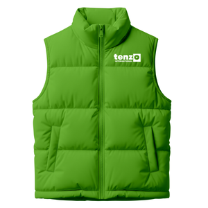 Gilet matelassé en polaire de polyester haute densité respirant décontracté pour homme Broderie personnalisable - Product Image 4