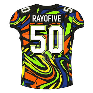 ชุดอเมริกันฟุตบอลระบายอากาศได้ดี สวมใส่ง่าย พร้อมอุปกรณ์เสริม แขนสั้น ยูนิเซ็กซ์ คุณภาพสูง - Product Image 2