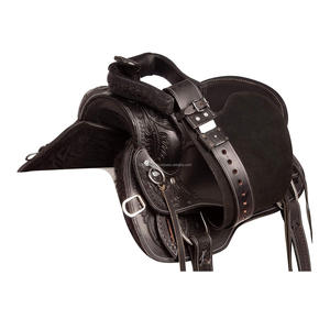 Selle d'équitation Western Pleasure en cuir véritable de qualité supérieure avec accessoire pour chevaux Selle de baril western de cheval personnalisée - Product Image 1