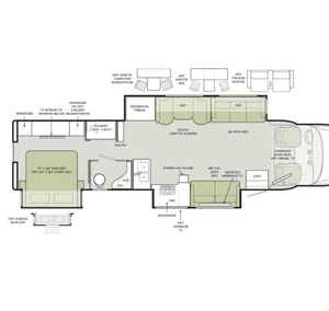 Autocaravanes de Luxe Confortables d'Occasion 2024 2025 2026 T-I-F-F-I-N RV A-L-L-E--G-R-O BAY 38AB DISPONIBLES - Product Image 2